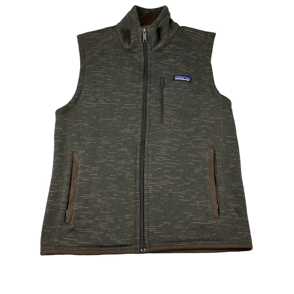 Patagonia Olive Green Heather Fleece Vest